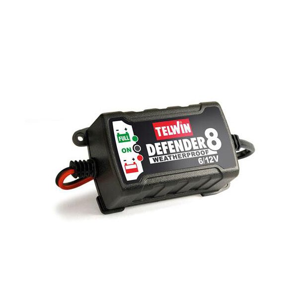 Defender 8 Batterie Erhaltungs Ladegerät für 6 und 12V Batterien