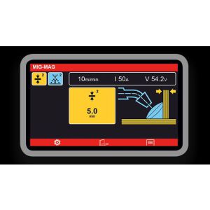 Electromig 330 WAVE 4WD MIG/MAG Alu Puls Synergic Schutzgasschweissgerät