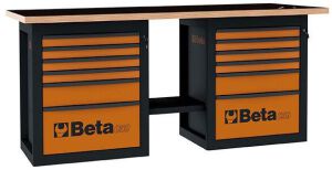 BETA Werkbank "Endurance" Orange mit 2...