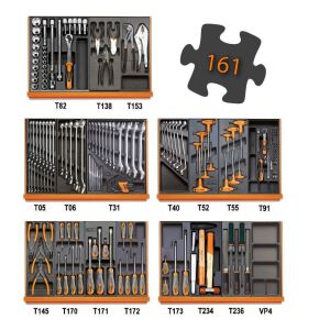 Werkzeugsortiment 161-teilig