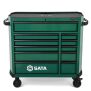 SATA 11-Schubladen-Rollschrank-Pro-(Grün)-Modell95114G