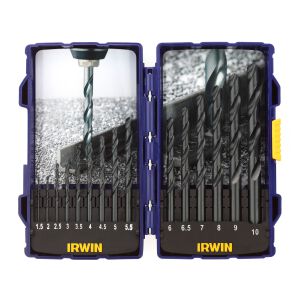 Irwin HSS Pro Bohrer Sätze HSS Pro, 15 pc set: 1,5...