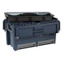 Werkzeugkoffer Compact 47 blau/grau 292x540x296