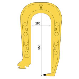 Schweißarm CA4 Aqua "C" Arm L550 mm +...