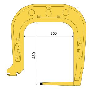 Schweißarm CA6 Aqua C Arm L 430mm + Elektrode